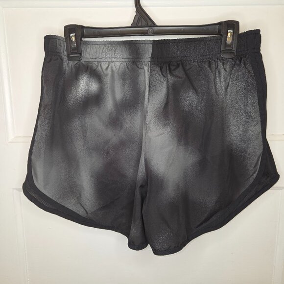 NIKE Acid Washed Athletic Shorts - Women's size Large - Black and Grey - Picture 2 of 3